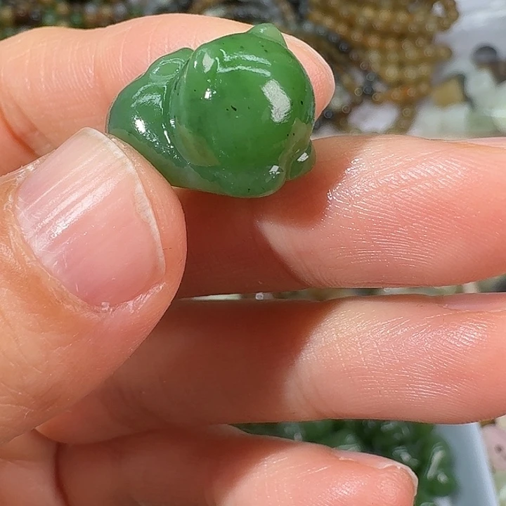 和田玉（碧玉）未镶嵌颈饰1420