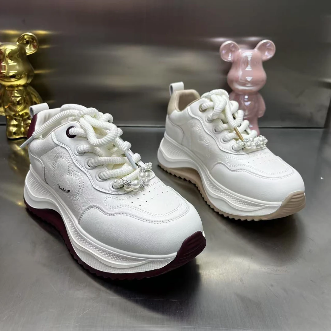 5827-1时尚爆款百搭舒适休闲小白鞋