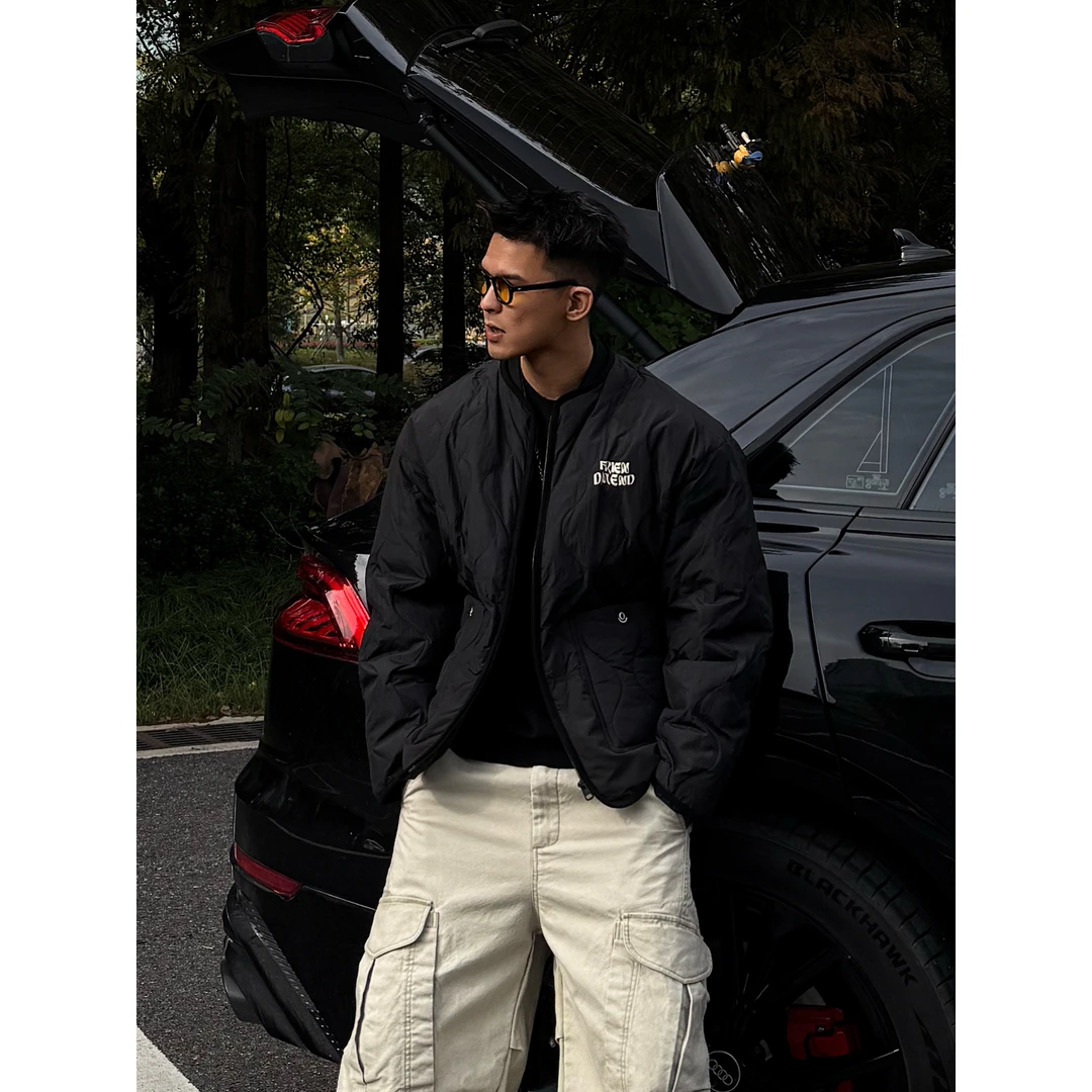 【Mark马克】90白鸭绒秋冬时尚经典短款男简约休闲轻便美式羽绒夹克