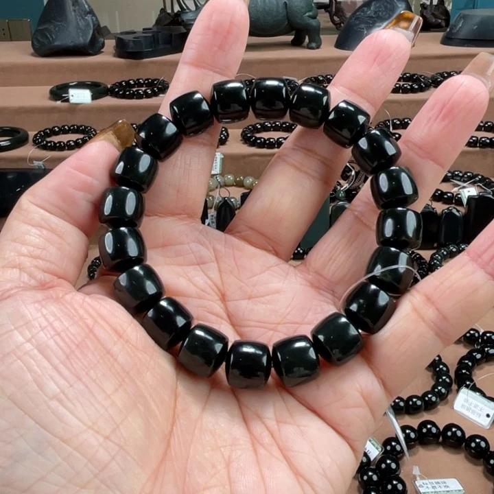 和田玉未镶嵌手链11