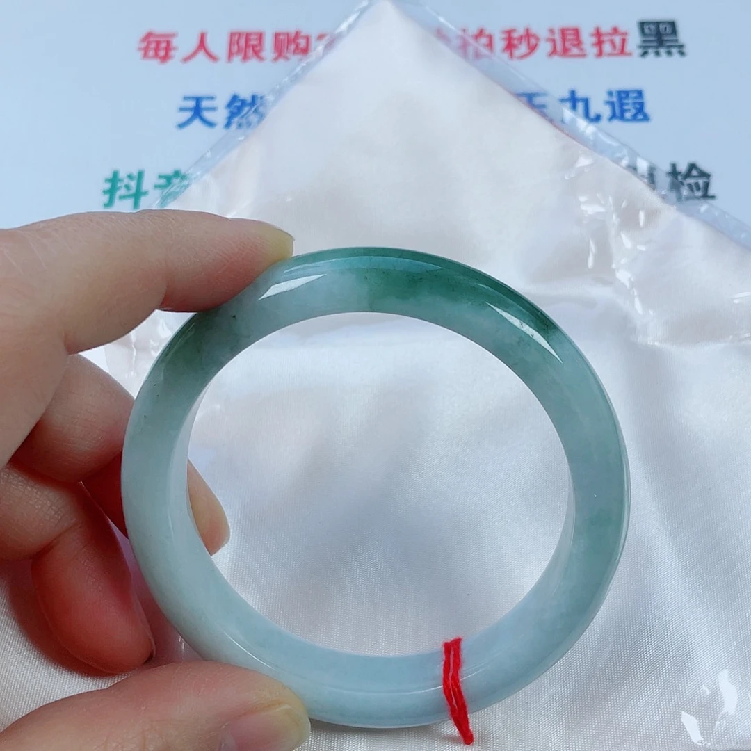 翡翠未镶嵌手镯天然翡翠手镯58.8
