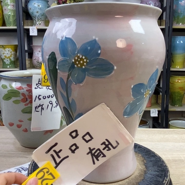 景德镇高温陶瓷花盆