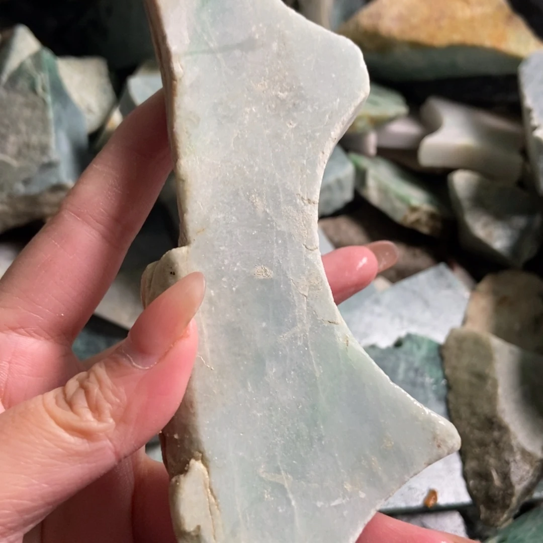 翡翠未镶嵌挂件天然翡翠