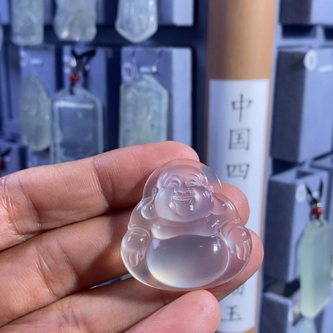 未镶嵌岫玉吊坠鸿**贾