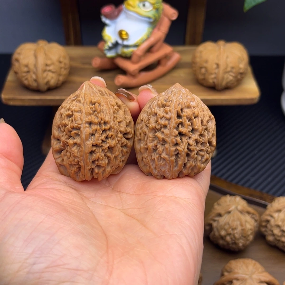 把件文玩核桃蒜头 37 全品白茬