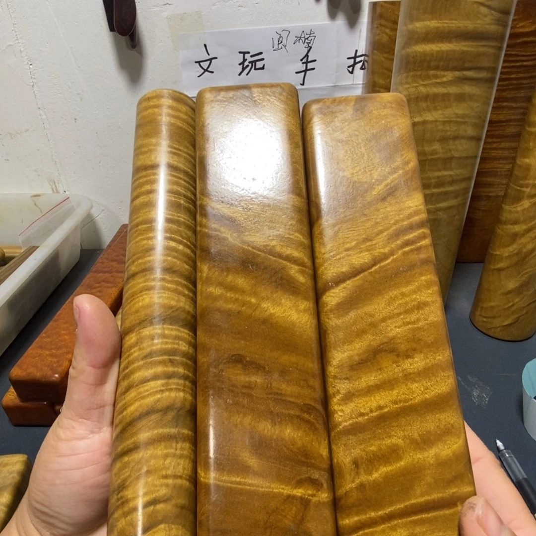 金丝楠兰**绘镇尺圆柱