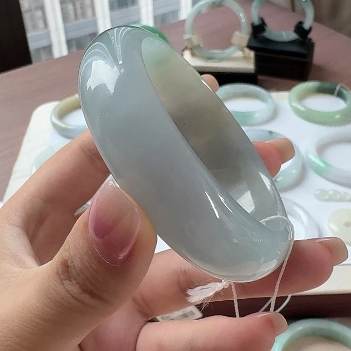 翡翠未镶嵌手镯（可议价）点菜看细节