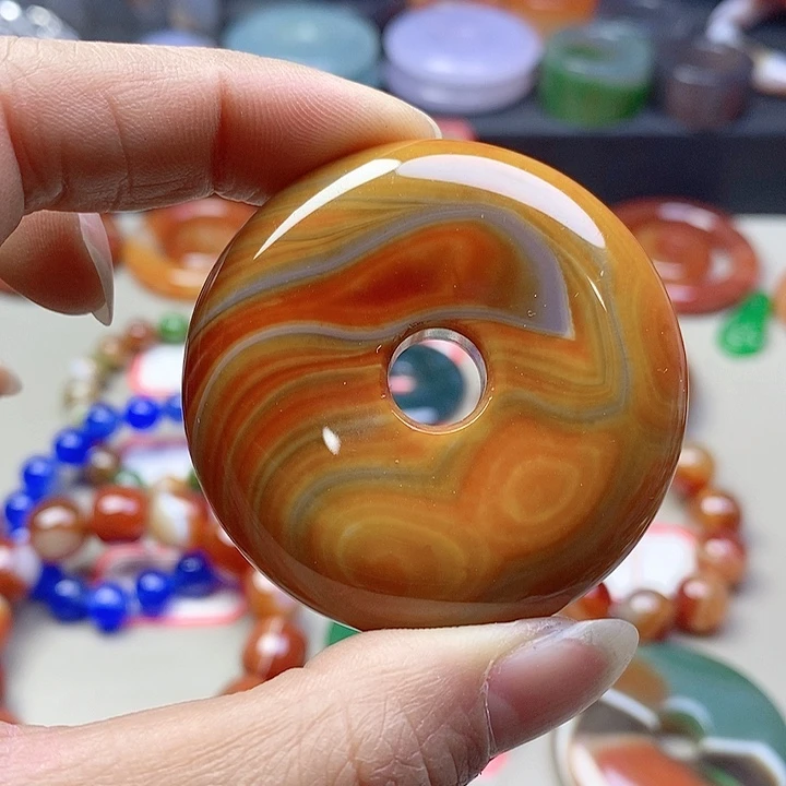 玛瑙/玉髓吊坠(不含链)未镶嵌小**~