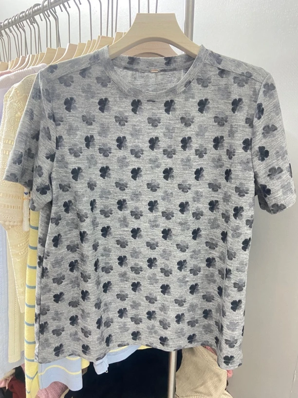 女毛针织衫镂空冰丝显瘦针织上衣套头夏季上衣针织衫百搭