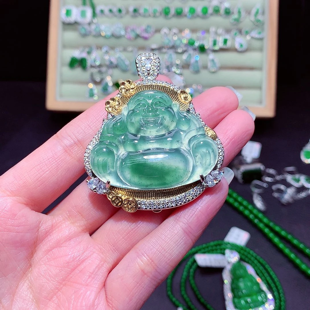 【闪购商品】翡翠吊坠(不含链)未镶嵌