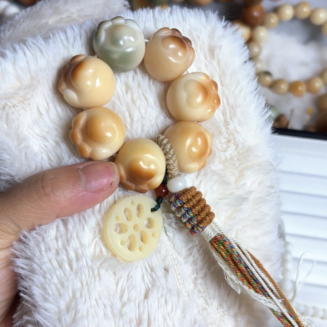 菩提根/象牙果手串卡22猫爪