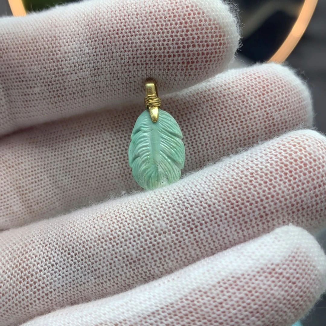 绿松石挂件未镶嵌