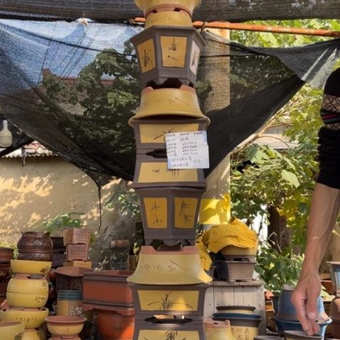 紫砂花盆特价特价包邮送