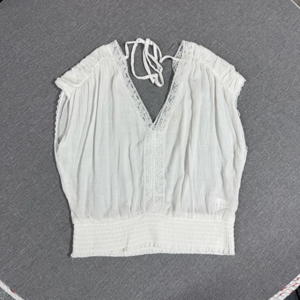 0921夏季新款百搭V领无袖减龄休闲T恤