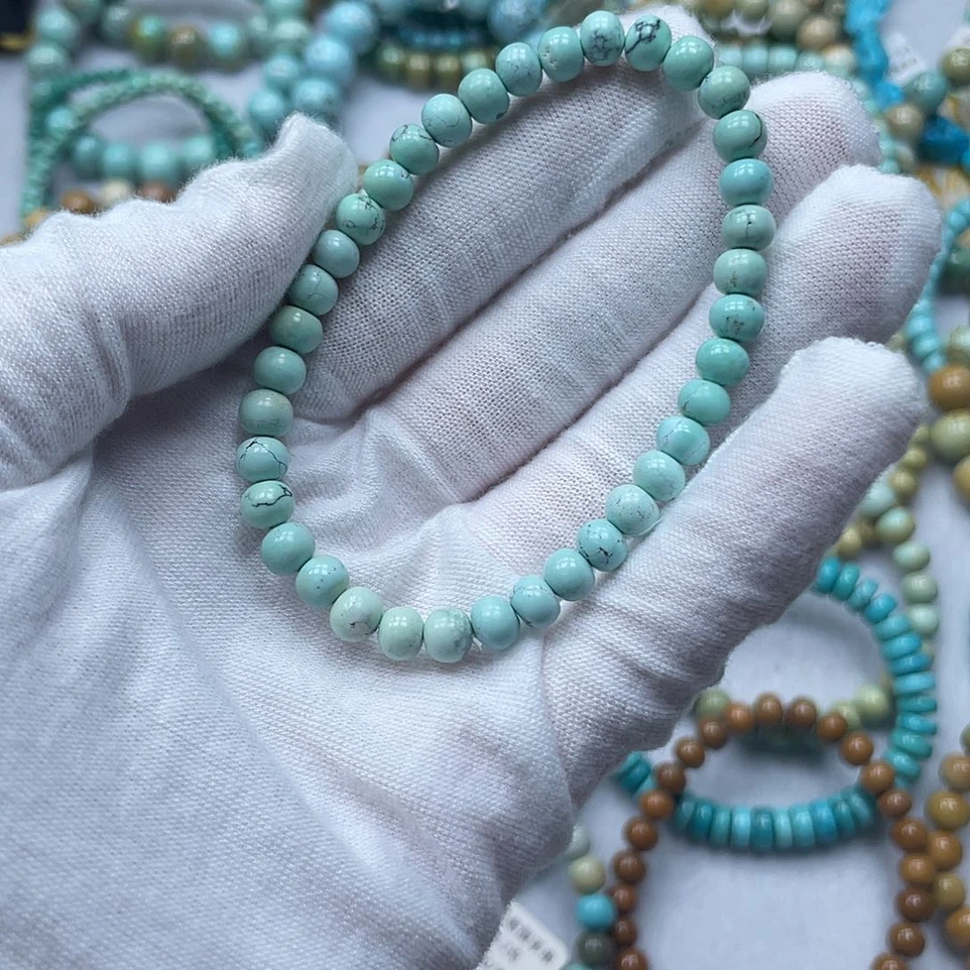 未镶嵌绿松石珠宝奇石5.8