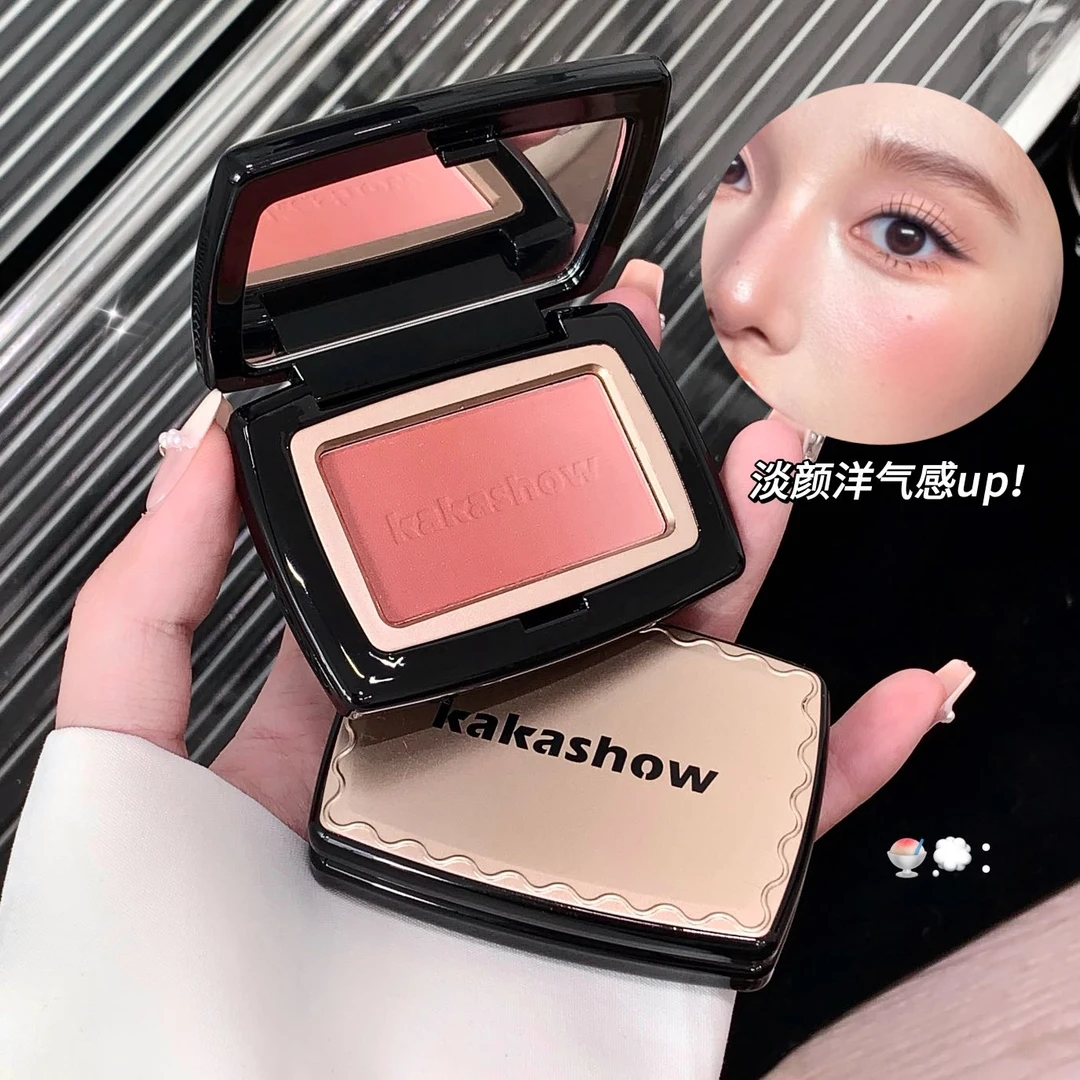 kakashow悦色渐变腮红高光修容三合一膨胀收缩色日常淡妆新手胭脂