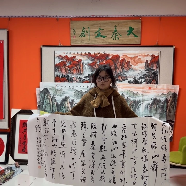 版画书法作品曾多次