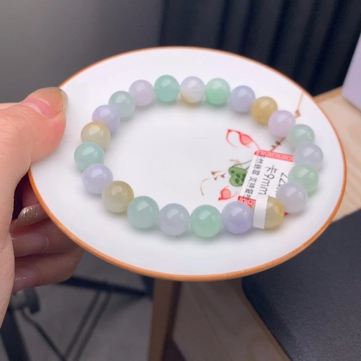 翡翠未镶嵌手链翡翠d35卡9