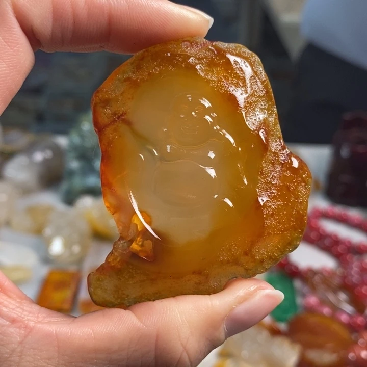 玛瑙/玉髓吊坠(不含链)未镶嵌