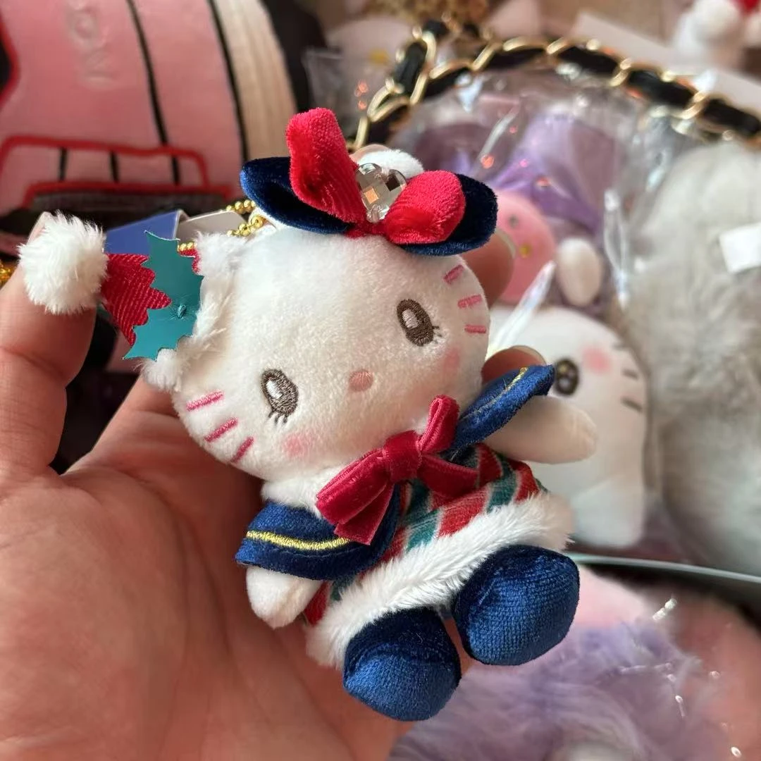 【大阪限定】Hello Kitty 环球专属 披肩Kitty钥匙扣玩偶
