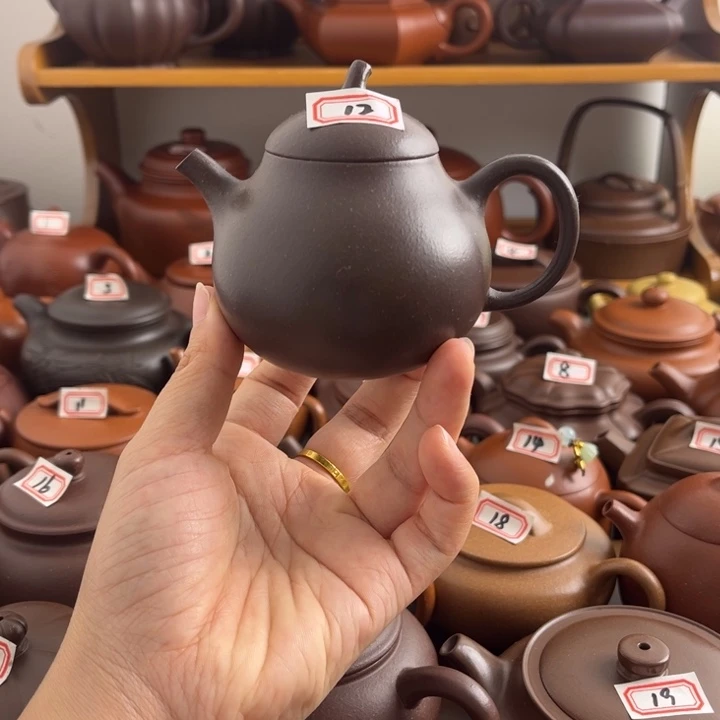 茶壶紫砂160cc底槽清半手微瑕