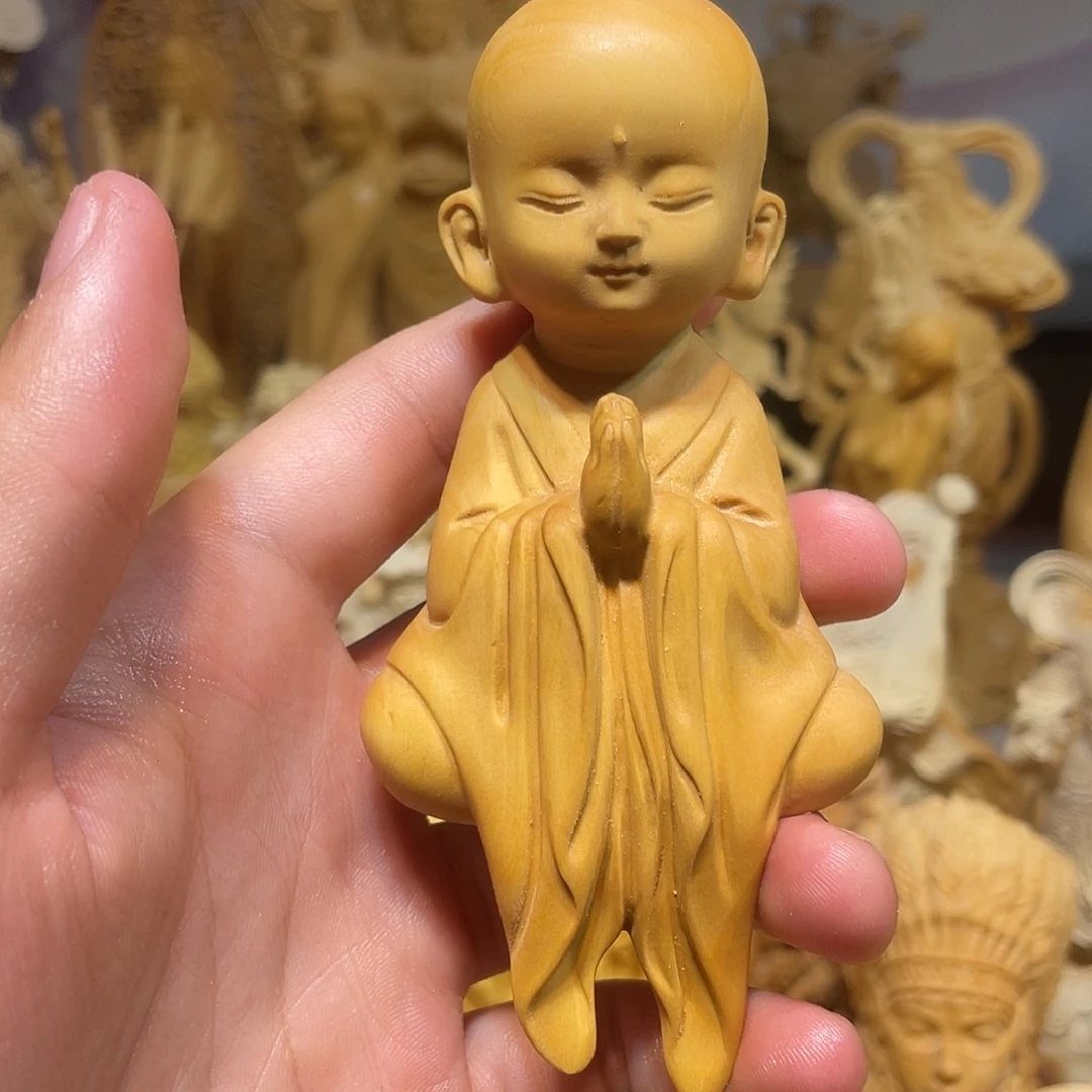 黄杨木黄杨木坐禅和尚