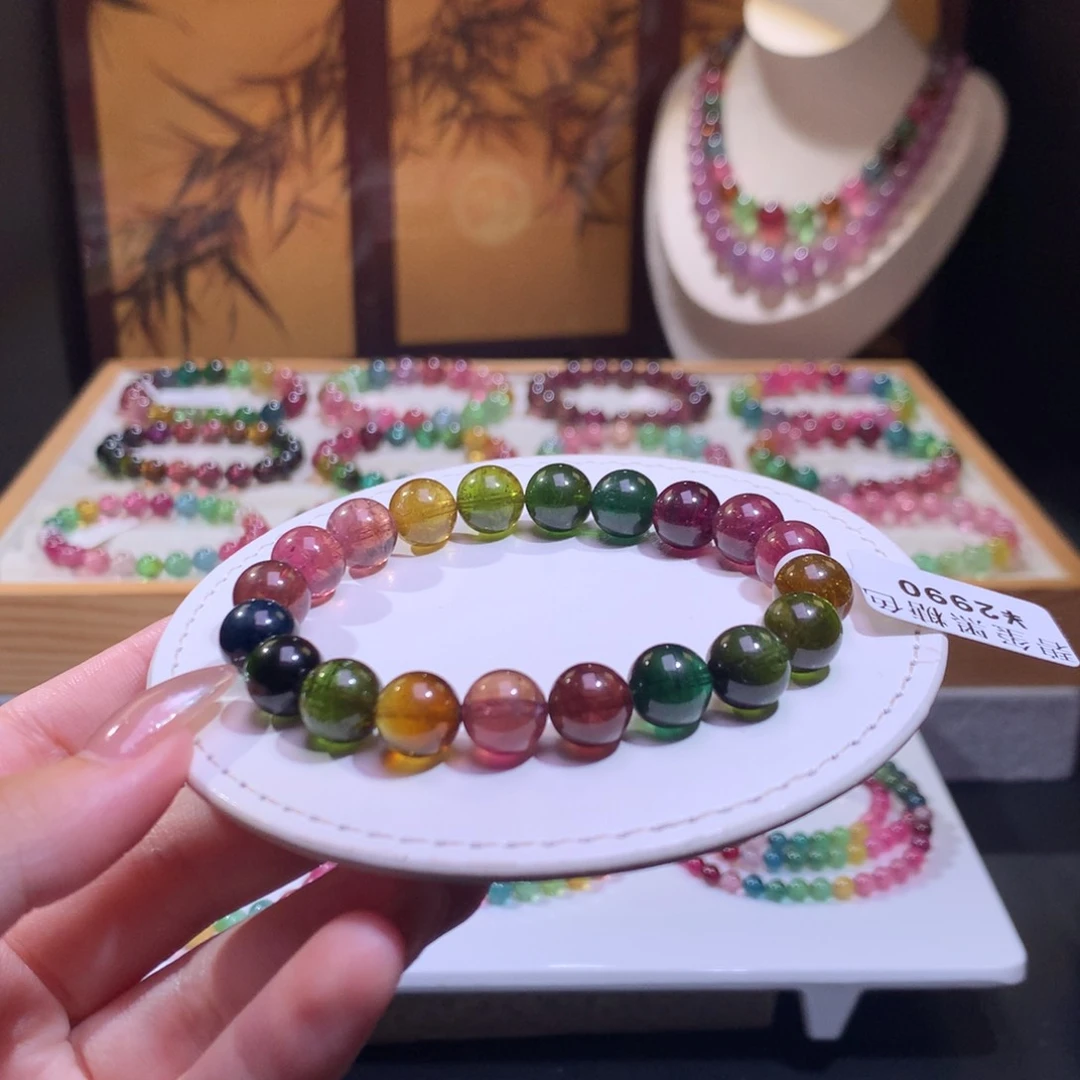 未镶嵌手链碧玺碧玺