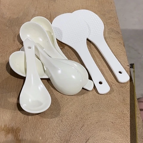 微瑕，不能明火，14厘米10个饭铲19厘米2个