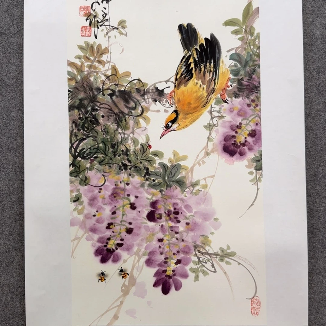 国画娄鹏老师手绘作品