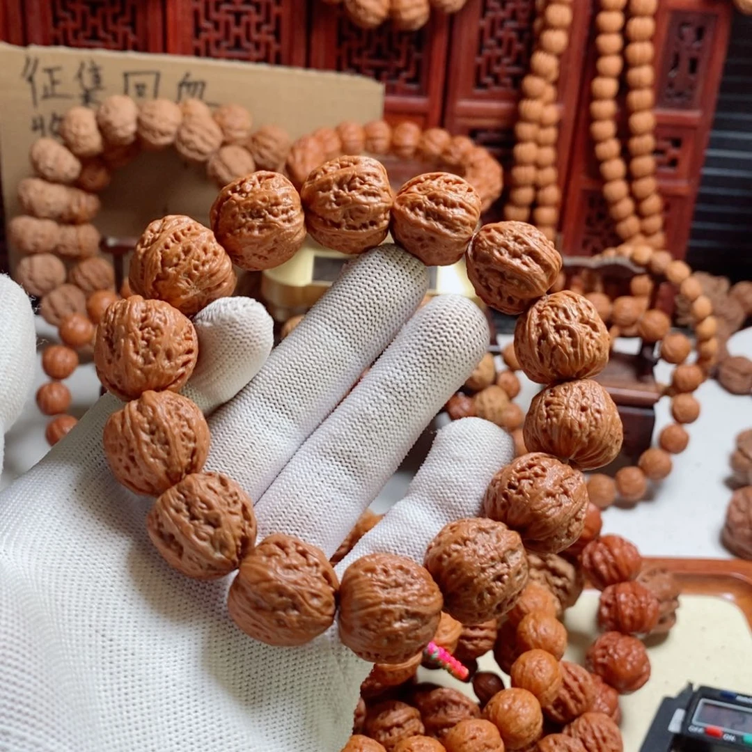 文玩核桃手串戴尺寸20
