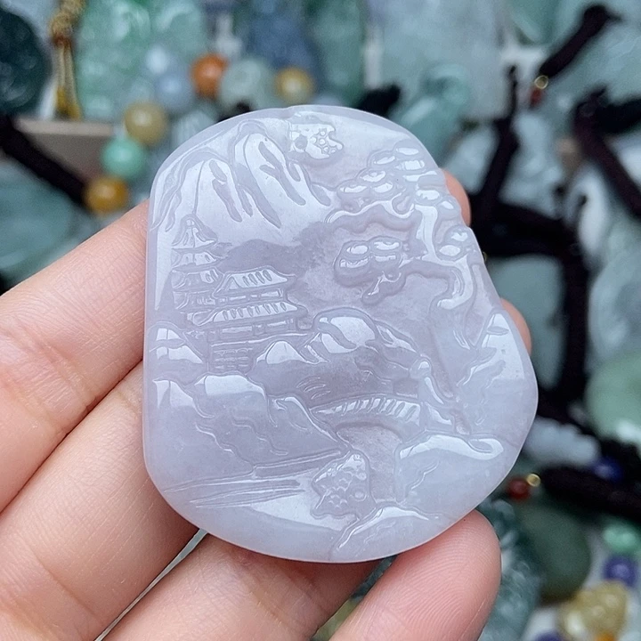 翡翠未镶嵌颈饰翡翠