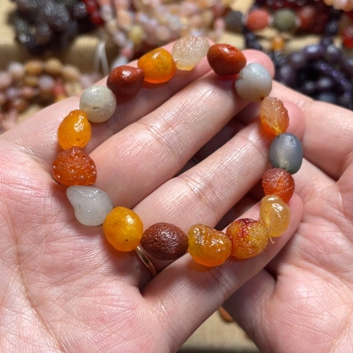 玛瑙/玉髓合金手链