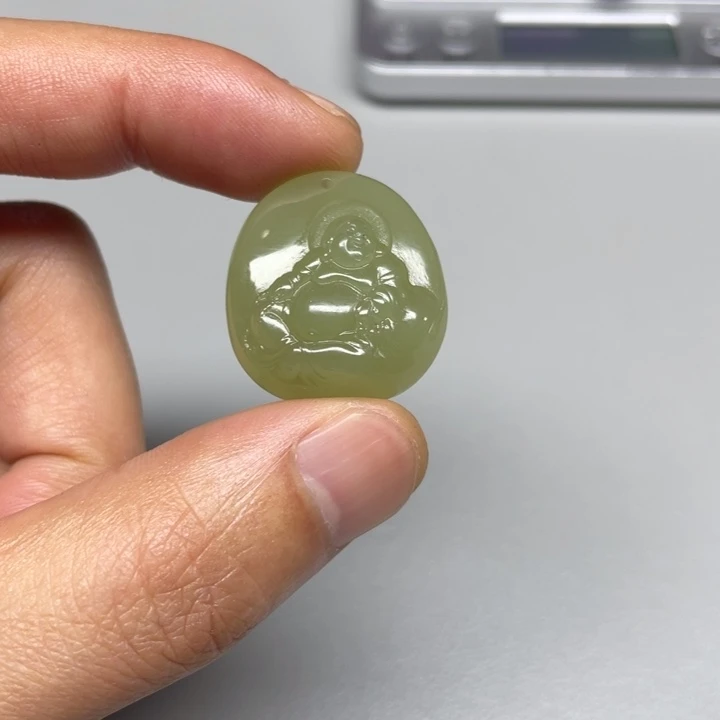 和田玉未镶嵌吊坠(不含链)用****6