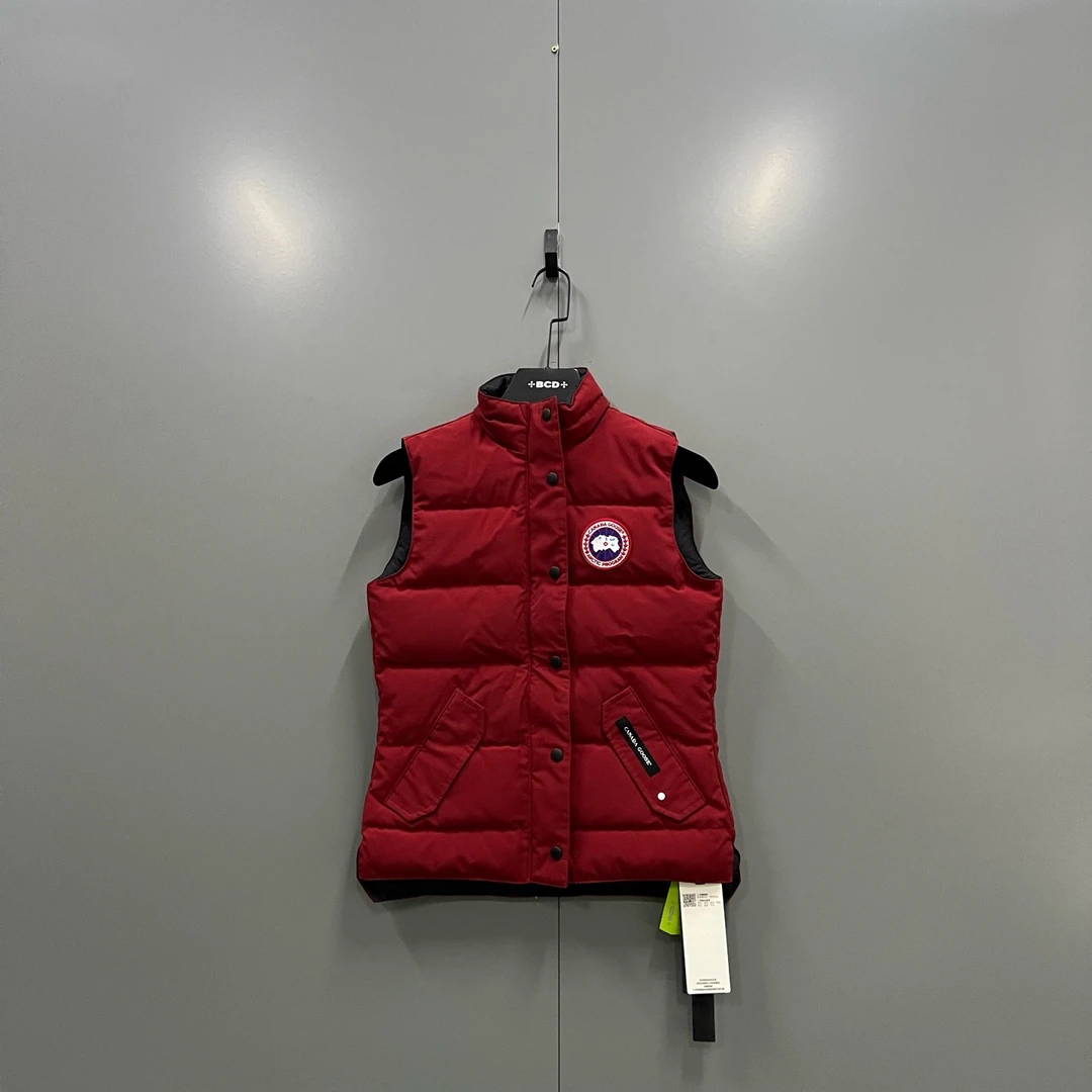95新 CANADA GOOSE （ll）徽标羽绒马甲 XS码/95新606670