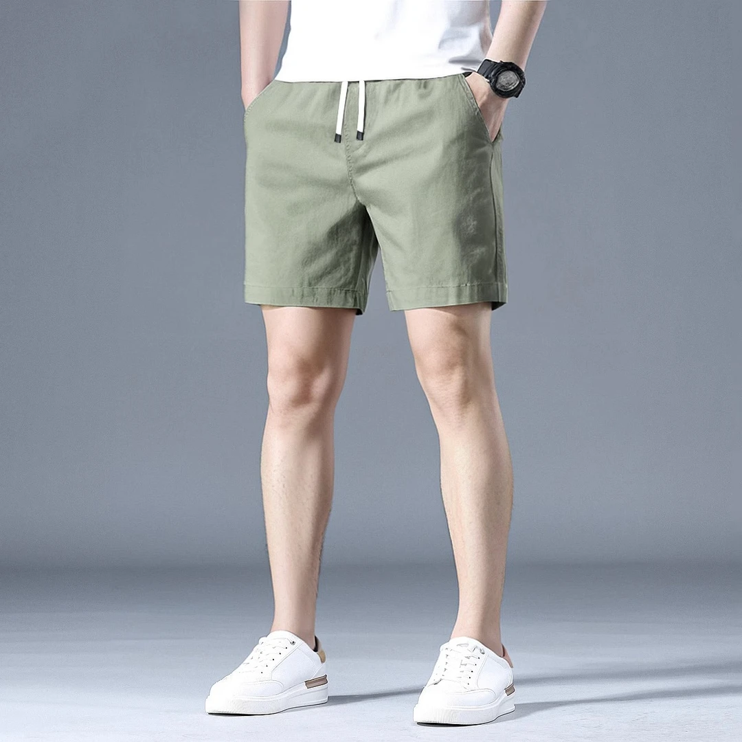 轻奢时尚潮流个性男夏季四分短裤男士美式休闲潮流弹力运动沙滩