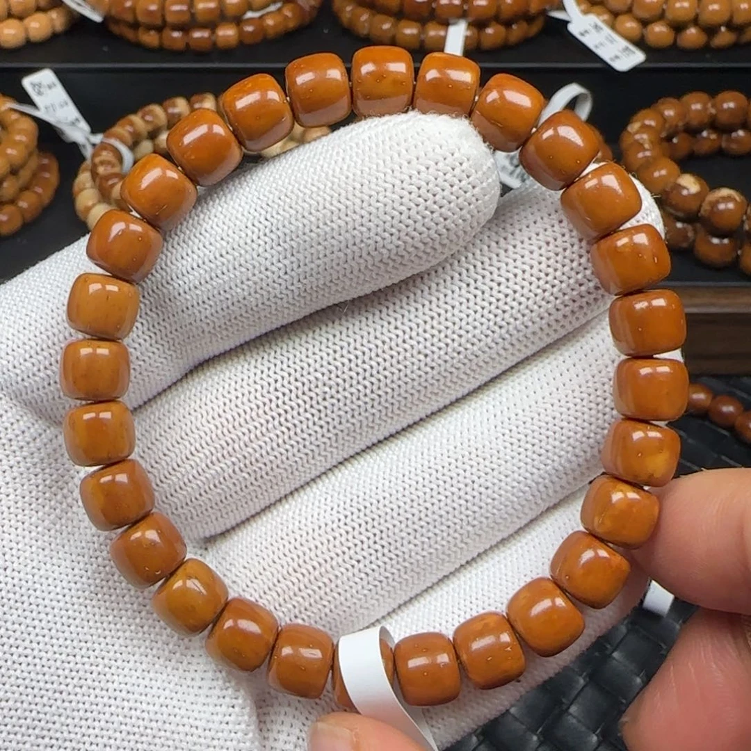 紫金鼠手串8.3mm实心老型（黄金甲）231A