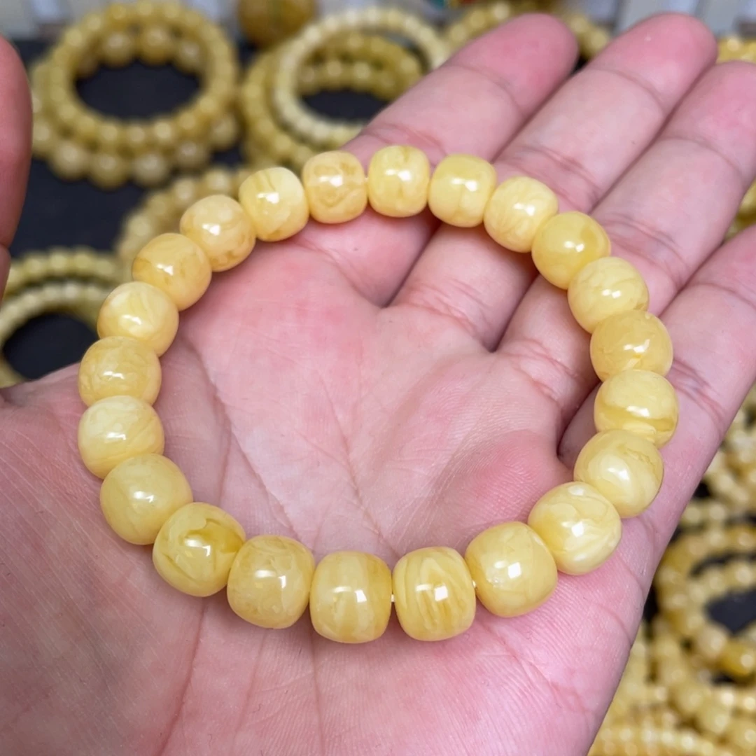 蜜蜡未镶嵌裸石蜜蜡手串10mm