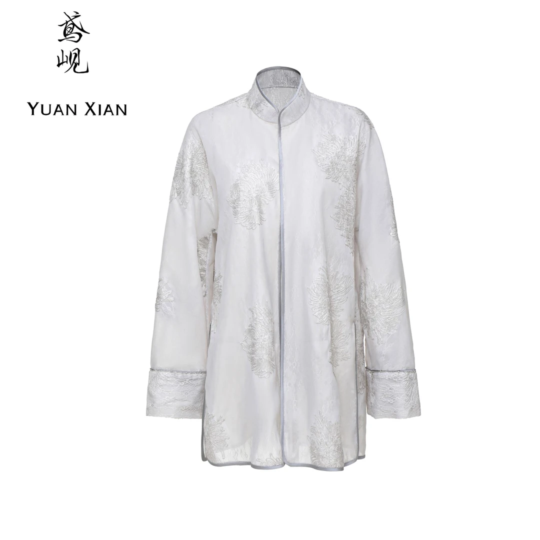 【鸢岘】逍遥游-正反两穿中式防晒开衫外套 YX05010420