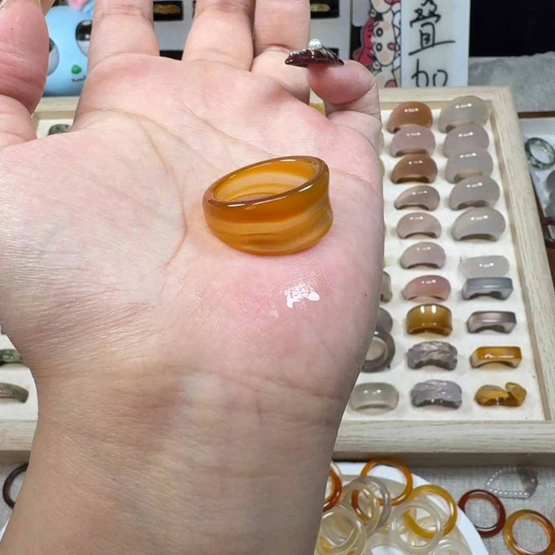 未镶嵌戒指玛瑙/玉髓863港21