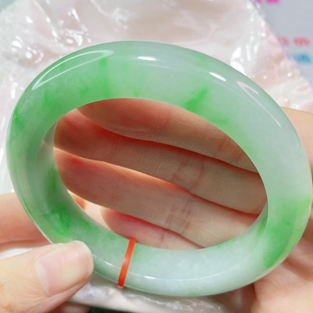 翡翠手镯未镶嵌57正圈