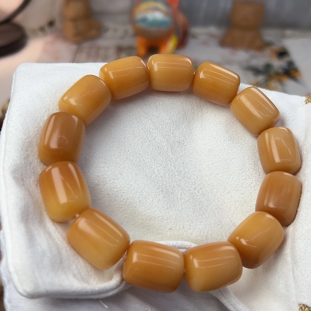 菩提根/象牙果手串20干磨直筒年糕916