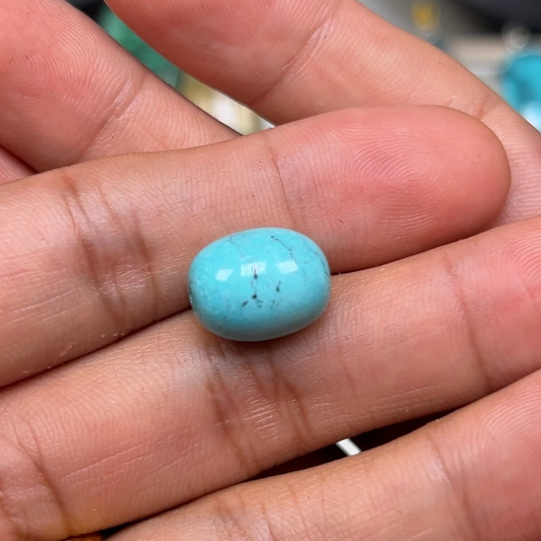灰***晨绿松石未镶嵌珠宝奇石