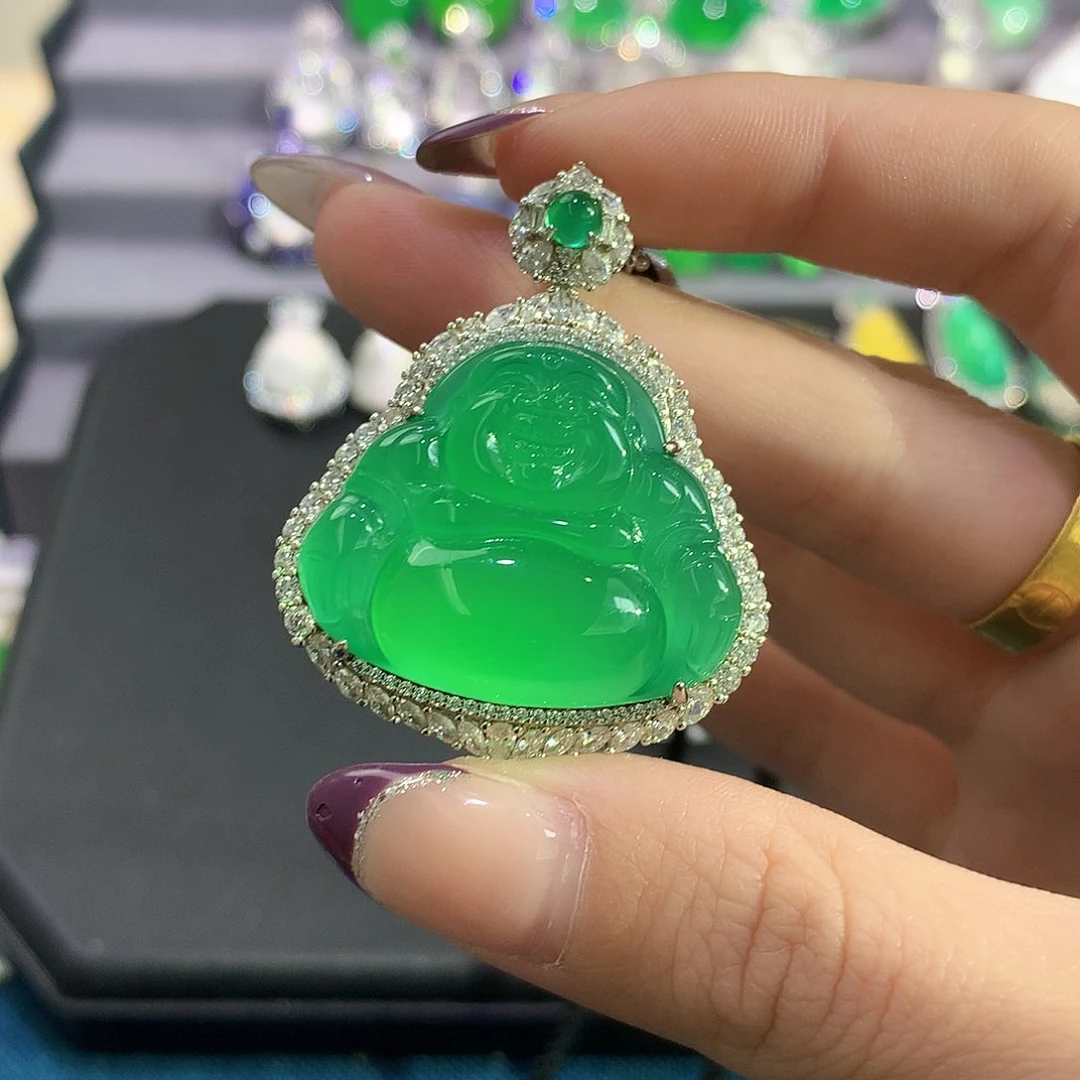 银S925镶嵌颈饰玛瑙/玉髓朵*红