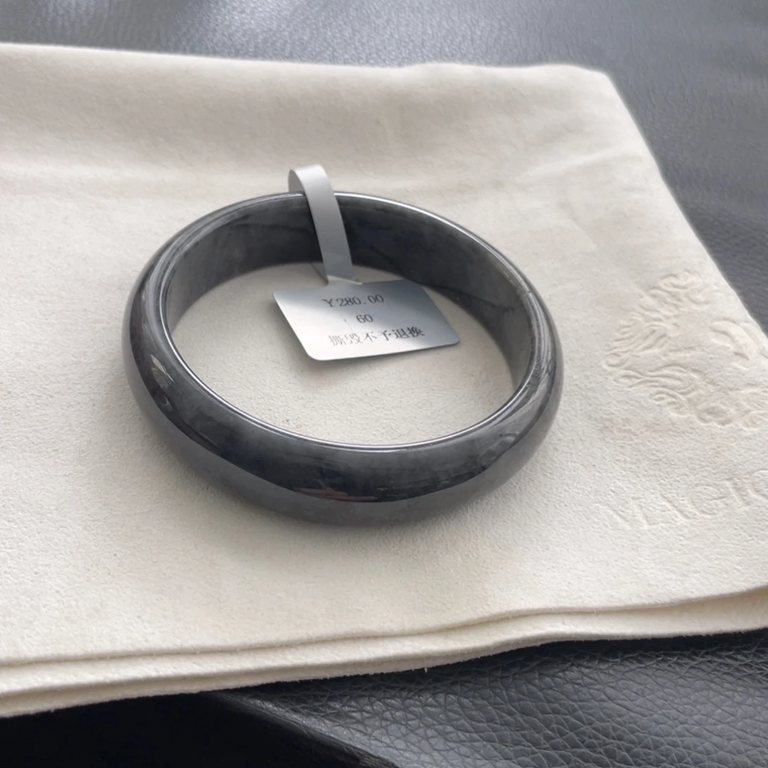 翡翠未镶嵌手镯纹60正圈