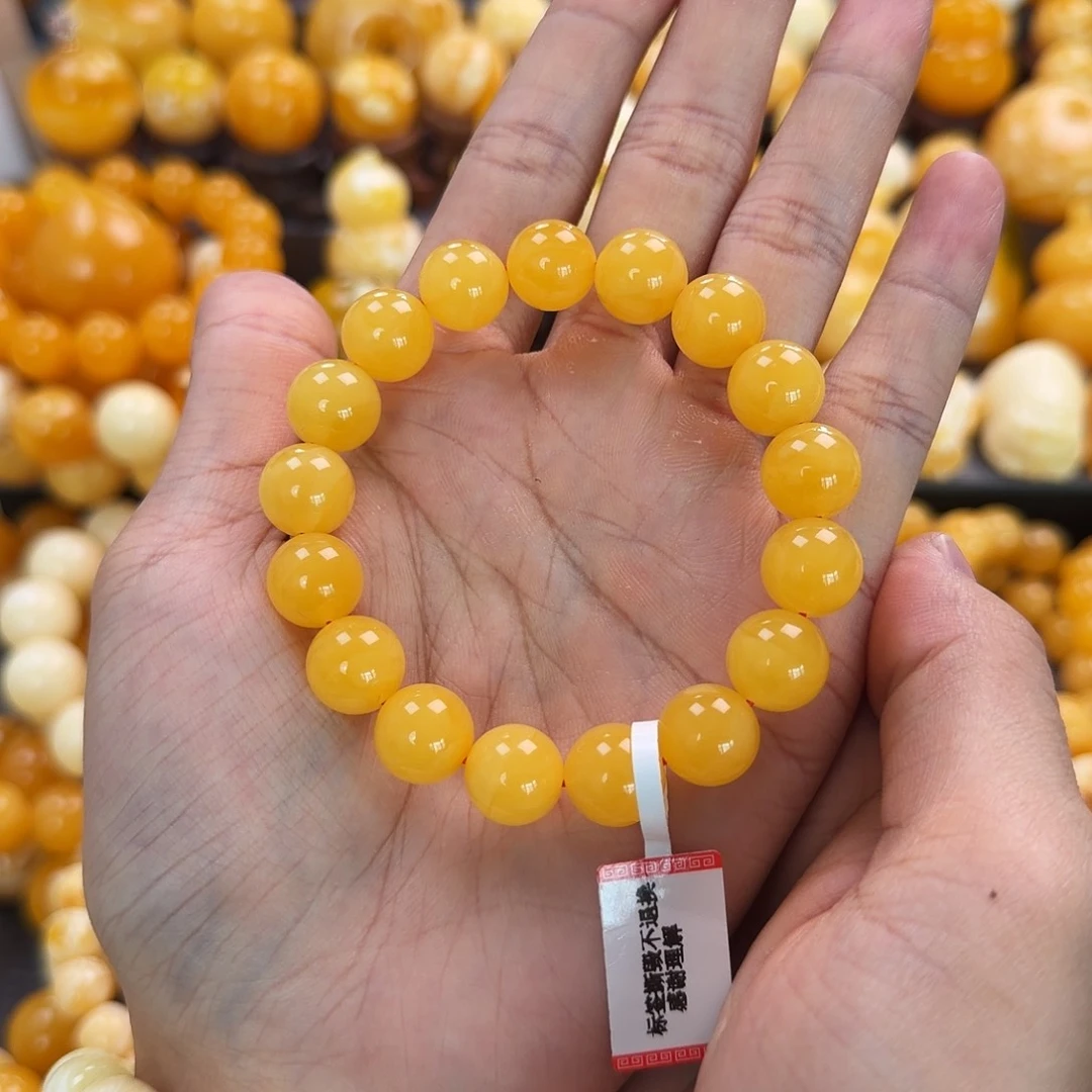 琥珀未镶嵌珠宝奇石12mm同料