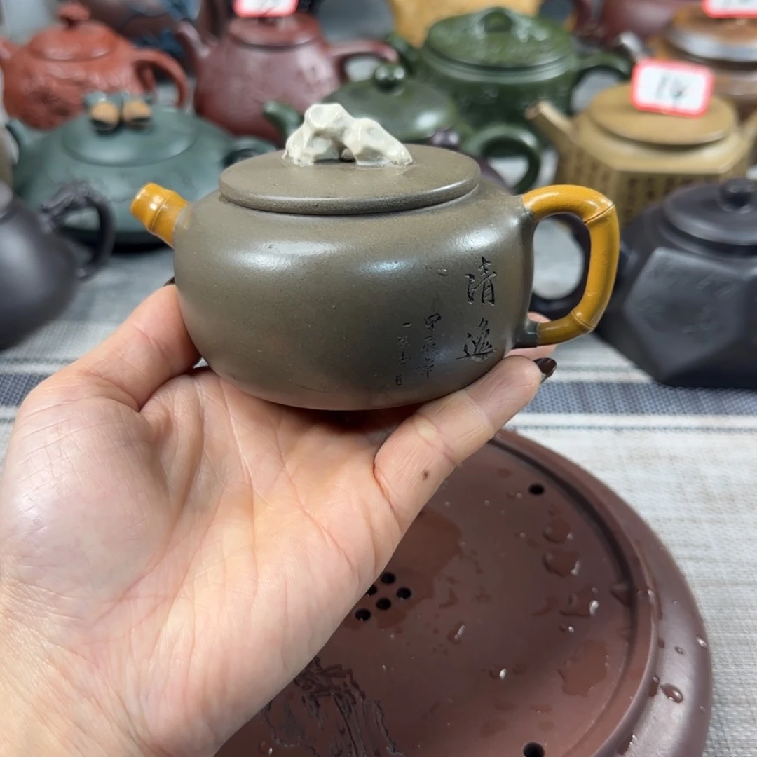 紫砂茶壶三***装紫砂紫砂茶具