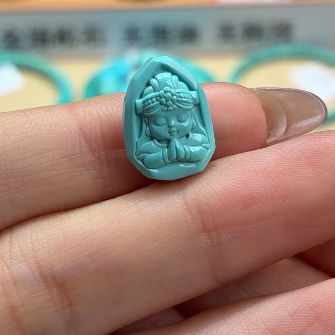 绿松石未镶嵌珠宝奇石扎基拉姆