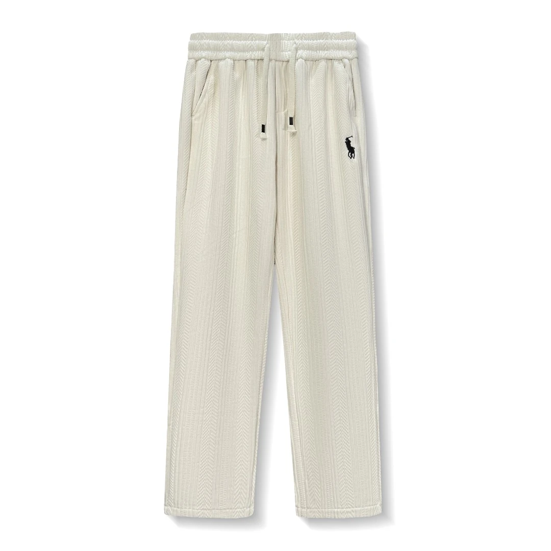 C707-小如-秋季新款字母压花时尚休闲长裤裤子百搭