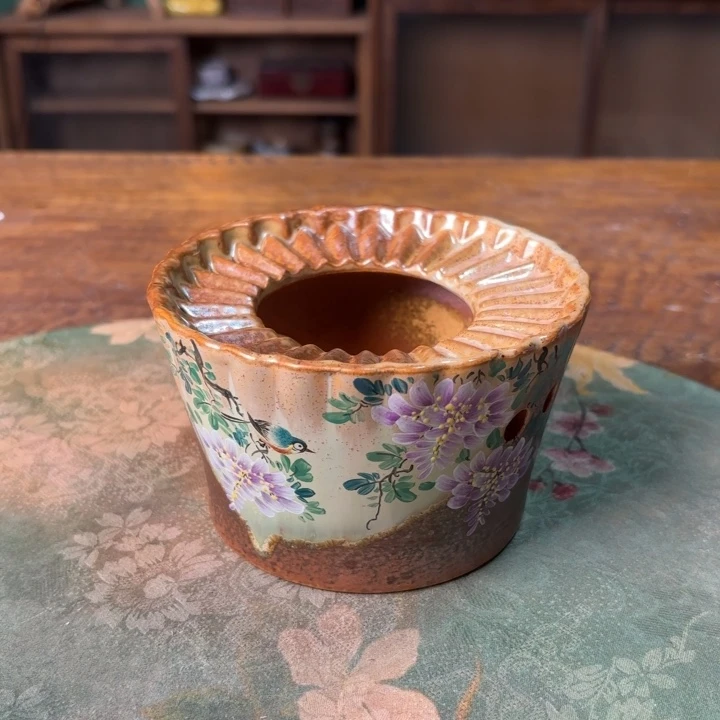 柴烧纯手工手绘陶瓷