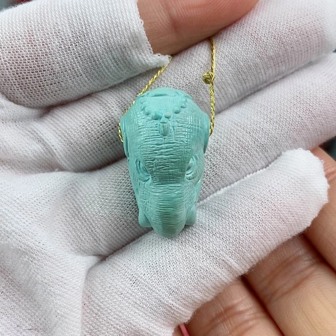 绿松石珠宝奇石未镶嵌